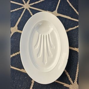 Antique French Napoleon III Porcelain carving platter